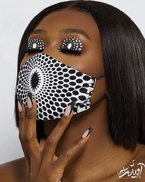 ست سایه چشم و طرح روی ماسک